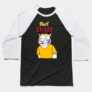 Best Dad design Baseball T-Shirt